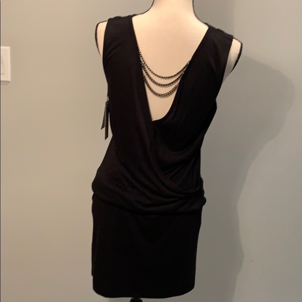 Marc Cain cocktail dress with back chains